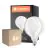 Mehrfachpackung 6x Ledvance LED Classic E27 Globe Matt 11W 1521lm - 827 Extra Warmweiß | Dimmbar - Ersatz Für 100W