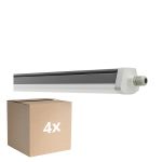 Lot 4x Ledvance Étanche Réglette Imperméable FLEX Câblage Traversant 42W 6800lm - | IP66 - Équivalent 2x 58W